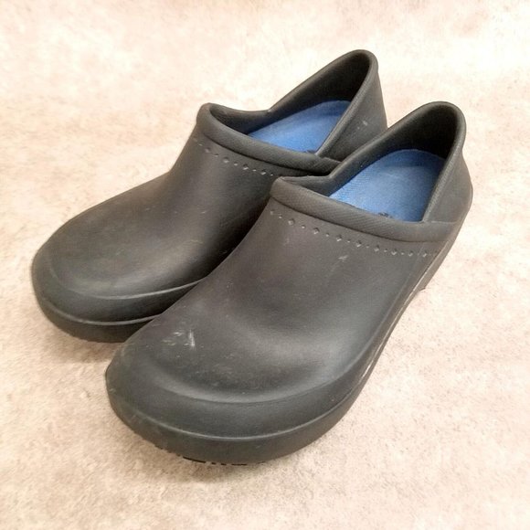 Shoes For Crews Womens Black Slip On Cobalt Loafer Slip and Oil Resistant Work - Picture 3 of 10